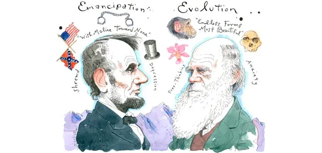 Two Giants Born Charles Darwin and Abraham Lincoln: Evolution and Emacipation