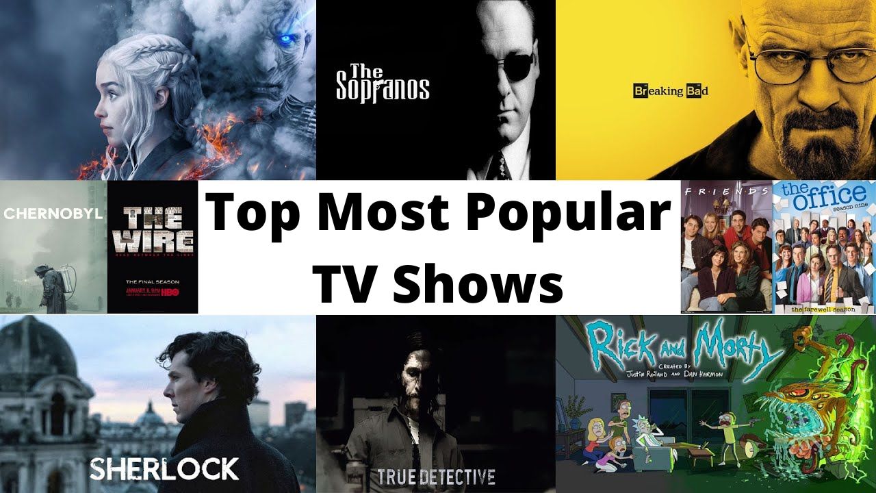 Collage Image of Top Most Popular TV Shows